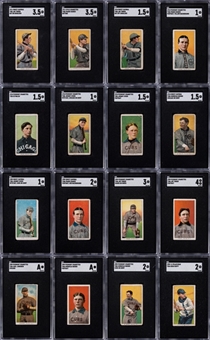 1909-1911 T206 White Border Chicago Cubs/White Sox Hall of Famers and Stars Collection (68) – Featuring Sixteen SGC-Graded Cards, Including Tinker, Evers, Chance and Brown